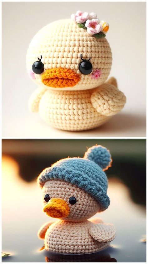 Amigurumi Duck Crochet Free Pattern - Amigurumi Crochet toys tutorial #crochettoystutorial #crochet #crochettoy #crochetpattern #crochetpatterns 3.431 Amigurumi Patterns, Ducky Crochet Pattern Free, No Sew Duck Crochet, Crochet Amigurumi Duck Free Pattern, Crochet Rubber Duck Pattern Free Amigurumi, Free Rubber Duck Crochet Pattern, Crochet Duckling Pattern Free, Small Crochet Duck Pattern Free, Crocheted Duck Free Pattern