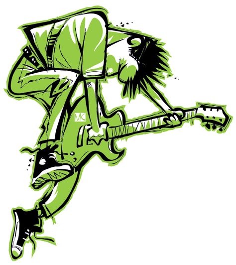 Indie rock guitarist  Illustrated by Mark C. Collins Punk Rock Illustration, Rock N Roll Illustration, Rock Logo Design Ideas, Rocker Illustration, Rock Band Illustration, Rock Band Logo Design, Guitarist Illustration, Guitarist Drawing, Indie Rock Poster