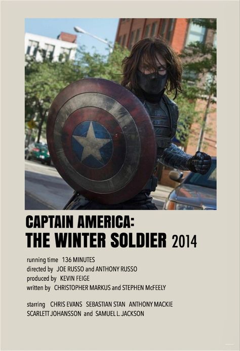 Capitan America Winter Soldier, Winter Soldier Movie, Captain America Poster, Soldier Poster, Avengers Movie Posters, Polaroid Movie Poster, Poster Marvel, Captain America 2, Film Polaroid