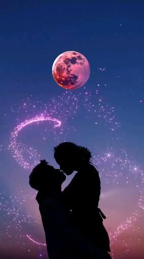 Romantic Kiss Gif, Love Wallpapers, Wallpapers Romantic, Hearts Background, Castle Tv Shows, Romantic Wallpaper, Video Love, Love Wallpapers Romantic, Couple Silhouette