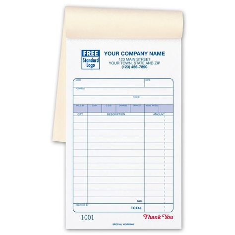 Sales receipt book imprinted with your business information. Reciepts Design Printable, Receipt Book Design, Bill Book Format, Bill Book Design, Business Receipt, Microsoft Word Invoice Template, Bill Book, Memo Format, Sales Book