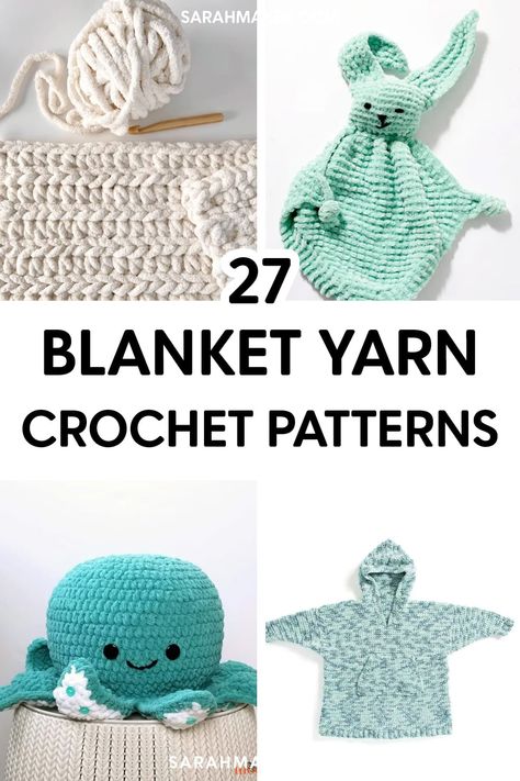 Amigurumi Patterns, Baby Yarn Projects, Blanket Yarn Crochet Patterns, Bernat Chunky Yarn, Bernat Blanket Patterns, Bernat Blanket Yarn Patterns, Blanket Yarn Crochet, Blanket Yarn Patterns, Chunky Yarn Patterns