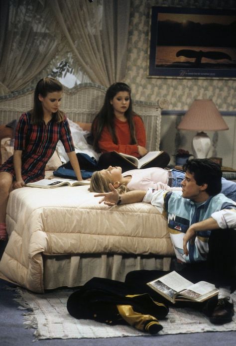 Take a walk down memory lane with us as we review the most iconic elements of the Full House set ahead, without which the show just wouldn't have been the same. Luxury Bedroom Design Ideas, Full House Funny, Full House Tv Show, Dj Tanner, Sainte Chapelle Paris, Stain Glass Windows, Michelle Tanner, Uncle Jesse, Jodie Sweetin