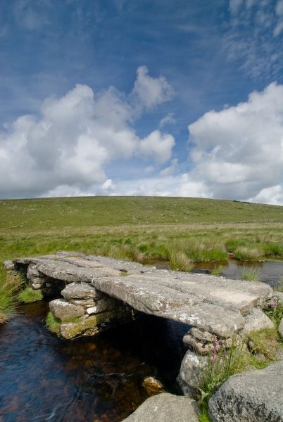 Stream Bridge, Dartmoor England, Dartmoor Devon, Flat Landscape, Old Bridges, Dartmoor National Park, West England, Into The West, Flat Stone