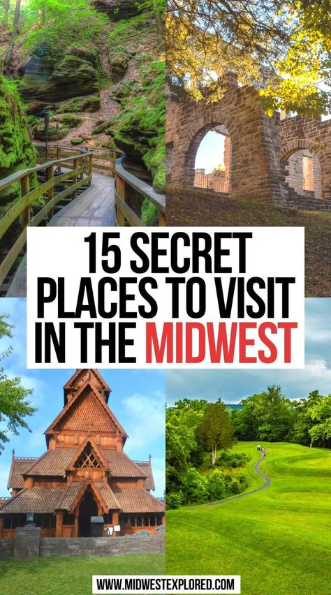 Secret Places to Visit in the Midwest Cheap Midwest Vacations, Best Places To Visit In The Midwest, Ohio Camping, Midwest Family Vacations, Couples Trips, Midwest Weekend Getaways, Midwest Travel Destinations, Midwest Vacations, Midwest Road Trip