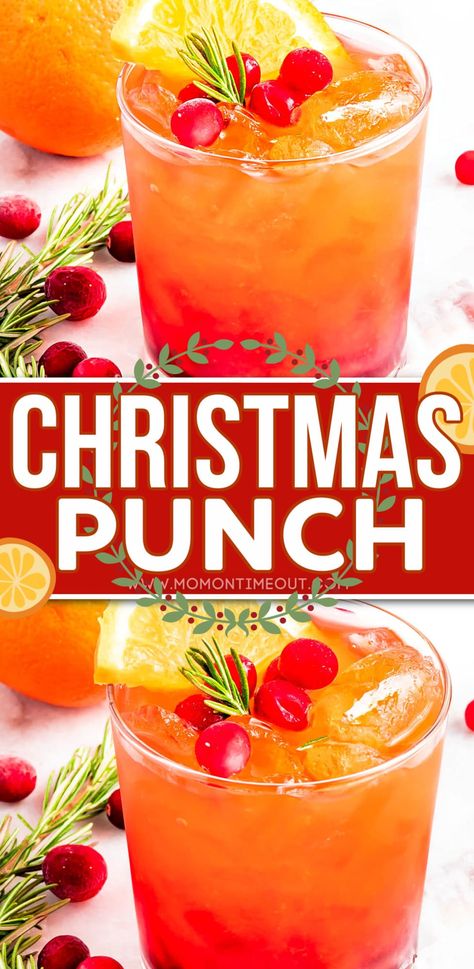 Christmas Pina Colada, Pitcher Alcoholic Beverages, Christmas Punch Recipes Alcoholic, Christmas Punch Alcoholic, Easy Christmas Punch, Crafty Cocktails, Christmas Sangria Recipes, Half Christmas, Xmas Drinks