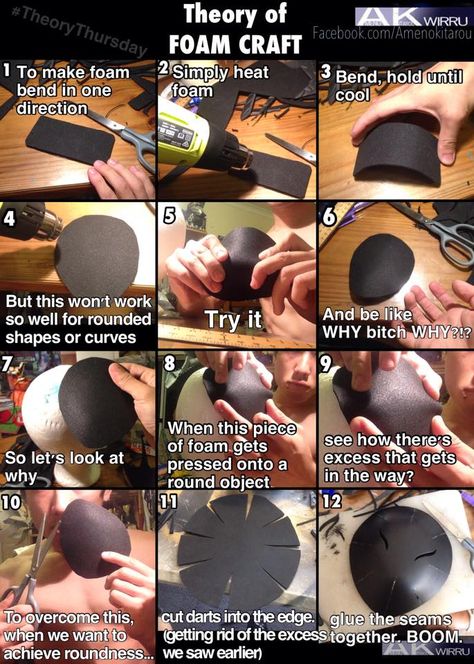 Foam Clay Mask Cosplay, Eva Foam Tutorial, Eva Foam Crafts, Cosplay Armor Tutorial, Eva Foam Armor, Armor Tutorial, Foam Costume, Foam Cosplay, Armadura Cosplay