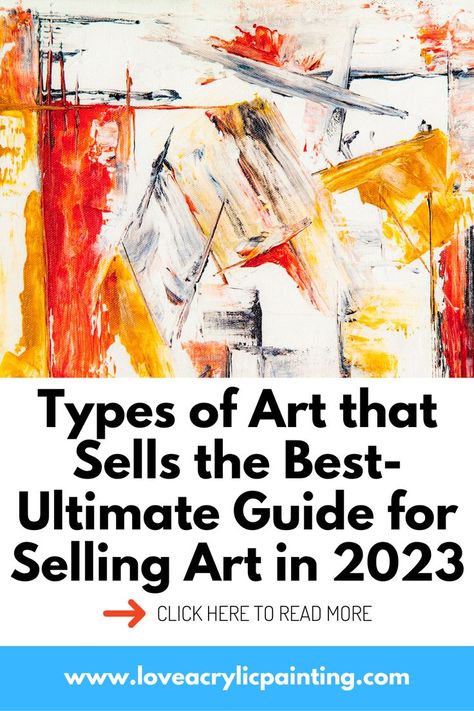 Different Types Of Art, Love Acrylic Painting, Selling Crafts Online, Art Biz, Sell Art Prints, Artist Journal, Sell My Art, Artist Business, Selling Art Online