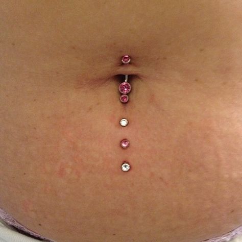 Dermals down the stomach Tattoos, Dermal Piercing, Tattoos And Piercings, Belly Button Rings, Piercings