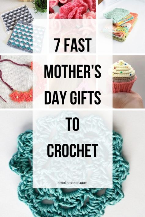 Crochet Mother's Day Gifts Small Crochet Gifts For Women, Easy Crochet Mother’s Day Gift, Mother’s Day Crochet Gift, Small Quick Crochet Projects, Mother’s Day Crochet, Crochet Gift Ideas For Women, Crochet Mothers Day Gifts, Crochet Mothers Day, Diy Crochet Gifts