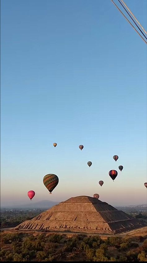 Ruins, Mexico City, Teotihuacan, Hot Air Balloon New Mexico, Hot Air Balloon Mexico City, Teotihuacan Hot Air Balloon, Mexico Hot Air Balloon, Aztec Pyramids, Travel World