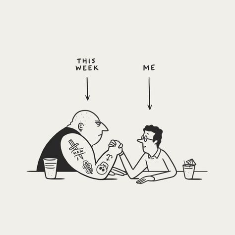 Art And Illustration, Matt Blease, Seni Mural, Finding Strength, Inspirerende Ord, Seni 3d, Funny Illustration, Instagram Accounts To Follow, Tough Times