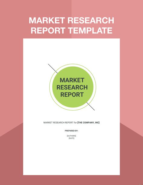 Market Research Report Template Market Research Report Template, Research Report Template, Term Paper, Research Report, Template Google, Report Template, Google Docs, Word Doc, Market Research