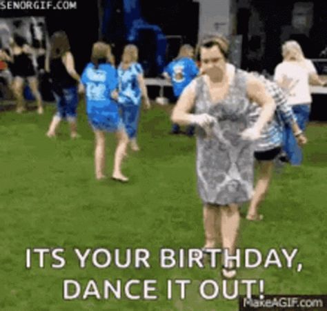 Tumblr, Funny Happy Birthday Gif, Happy Birthday Dancing, Birthday Animated Gif, Birthday Dance, Funny Happy Birthday Song, Dance Gif, Happy Birthday Song, Dance It Out