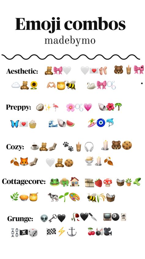 Different aesthetics for emoji combos Combo Emoji, Funny Emoji Combinations, Friends Emoji, Bio Insta, Cute Emoji Combinations, Emoji Valentines, Emoji Combos, Instagram Feed Tips, Emoji Challenge