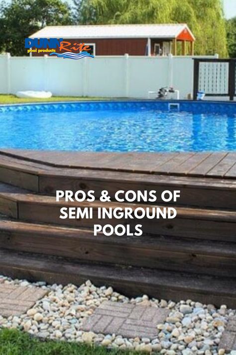 Above Ground Pool Ideas In Ground, Fresco, Backyard Above Ground Pool And Patio Ideas, Backyard Inspo Patio With Pool, Inground Above Ground Pool, Semi Inground Pool Ideas With Deck, How To Make An Above Ground Pool Look Inground, Home Pools Ideas, Landscape For Above Ground Pools