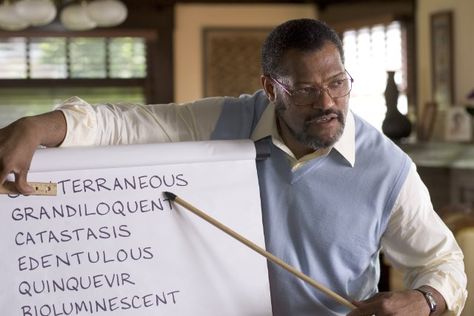 Still of Laurence Fishburne in Akeelah and the Bee Tina Fey Mean Girls, Akeelah And The Bee, Laurence Fishburne, Top Drama, The Caged Bird Sings, Spelling Test, Joey Tribbiani, School Of Rock, Magic School Bus