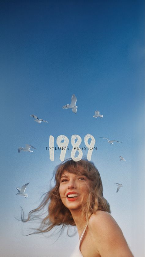 1989 album cover featuring Taylor Swift in a polaroid frame, text overlay in lower case. Wonderland Taylor Swift, Blank Space Taylor Swift, 1989 Taylor's Version, Selena And Taylor, Swift Wallpaper, Taylor Swift Cute, Estilo Taylor Swift, Cover Wallpaper, Taylor Swift Posters