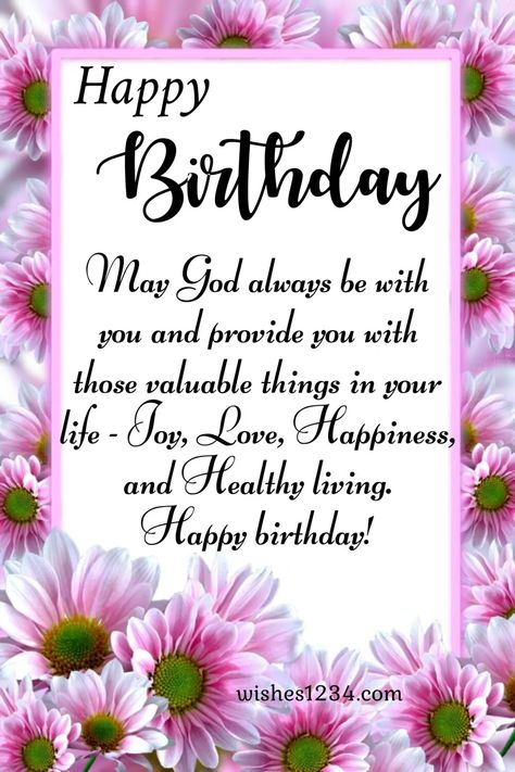 Birthday Wishes For Women Beautiful, For Birthday Wishes, Birthday Blessings For Daughter, Happy Blessed Birthday Wishes, Birthday Wishes Greetings Friend, Birthday Wish To Daughter, Happy Birthday Blessings For Women, Blessed Birthday Wishes Christian, Christian Birthday Wishes For Women