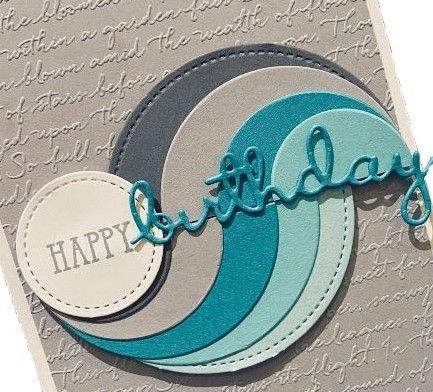 I’d seen this technique a few times for a Layering Circles Birthday Card and really wanted to give it a go! The tricky bit was working out which circles and colours to use. Once I had that sorted, the rest was easy! So I’ve done the hard bit for you – you can just enjoy […] Mens Handmade Cards, Layered Circles Card, Mens Handmade Birthday Cards, Diy Birthday Card For Man, Handmade Mens Birthday Cards, Layered Circle Cards, Male Birthday Card Ideas, Mens Cards Birthday Handmade, Masculine Cards Handmade Happy Birthday