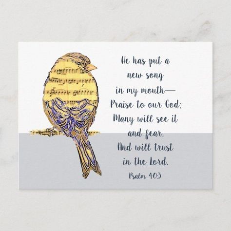 Faith Quotes Inspirational, Psalm 40, Bible Art Journaling, Bible Scripture, Bible Verses Quotes Inspirational, Journaling Ideas, Bible Encouragement, Bible Art, Song Bird