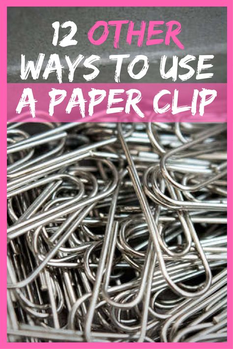 Check out these surprising ways you can use an ordinary paper clip around the house. Magnetic Shirt Clips Diy, Couture, Paper Clip Storage, Paper Clip Jewelry Diy, Paperclip Crafts Diy, What To Do With Paper Clips, Paper Clip Crafts Diy, Paper Clip Diy Ideas, Paper Clip Hacks