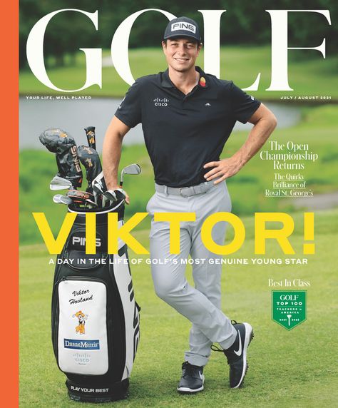 Golf July/August 2021 Viktor Hovland, Golf Magazine, Sneeze Guards, Golf Instruction, Magazine Subscription, Print Magazine, Still Water, Golf Equipment, Wide Angle