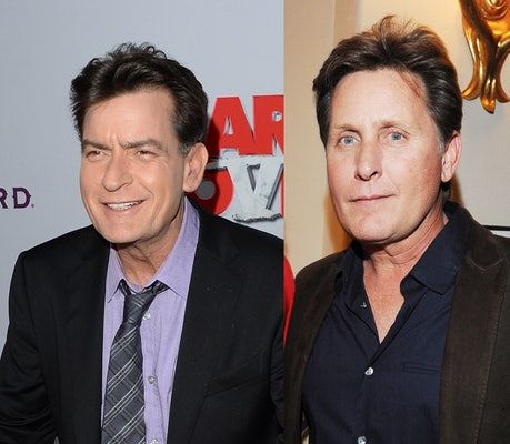 Brothers, Charlie Sheen and Emilio Estevez Johnny Thompson, Famous Brothers, Famous Families, Emilio Estevez, Celebrity Siblings, Martin Sheen, Fav Celebrities, Charlie Sheen, Celebrity Families