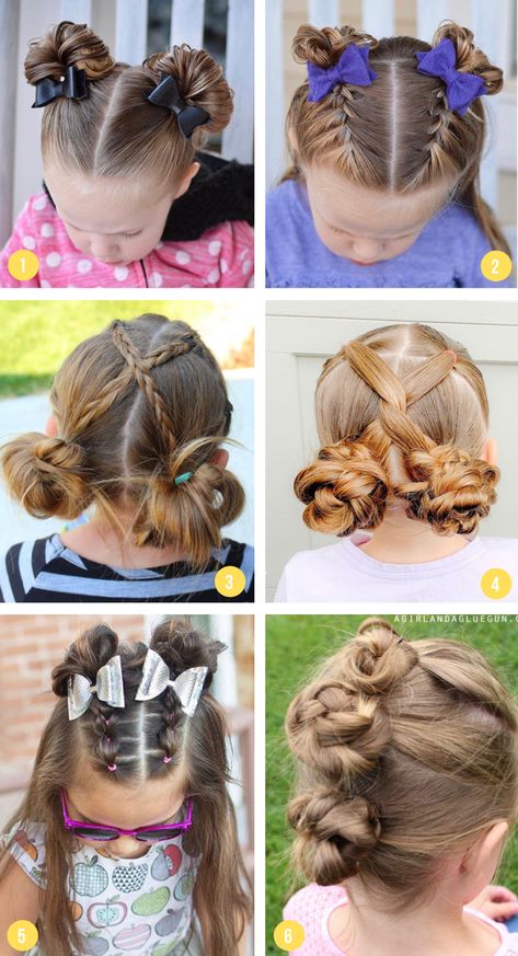 Easy Girls Hairstyles For Toddlers, Tweens & Teens - what moms love Fun Braids, Easy Girls Hairstyles, Simple Updos, Easy Toddler Hairstyles, Girls Hairdos, Hairstyles For Toddlers, Cute Toddler Hairstyles, Long Or Short Hair, Girly Hairstyles