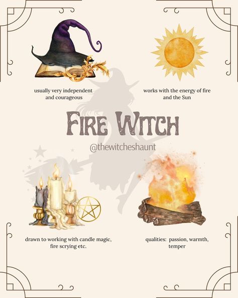 Witchy Practices, Fire Magick, Modern Witch Tarot, Types Of Witchcraft, Fire Witch, Follow Your Own Path, Strength Motivation, Witch Rituals, Nature Witch