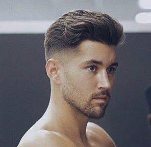 Mid Fade - Slick back Gentlemens Haircut Fade, Mid Fade Slick Back Men, New Hairstyle For Men 2023, Mens Skin Fade Haircut Medium, Mens Hairstyles Slick Back Fade, Men Haircut Mid Fade, Slick Back Haircuts For Men, Men’s Slick Back Haircut, Mid Fade Slick Back Hair