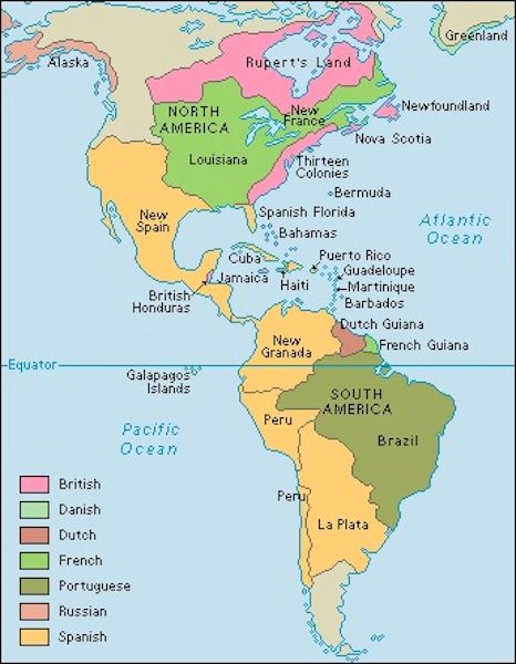 Colonial America, World History Map, Sumber Daya Alam, The Oregon Trail, New Spain, American Colonies, By Any Means Necessary, America Map, World Geography