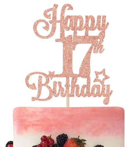 Hello 17 Birthday, 29th Birthday Cakes, Party Decorations Rose Gold, 28th Birthday Cake, 24th Birthday Cake, 21st Birthday Cake Toppers, Wedding Anniversary Party Decorations, Happy 26th Birthday, Happy 24th Birthday