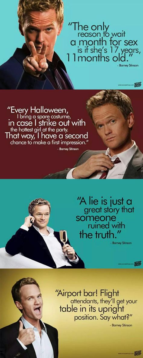 A lie is just a great story someone ruined with the truth. Himym Laptop Wallpaper, Barney Stinson Wallpapers, Barney Quotes, Barney Stinson Quotes, How Met Your Mother, Barney Stinson, Yellow Umbrella, How I Met Your Mother, Tv Show Quotes