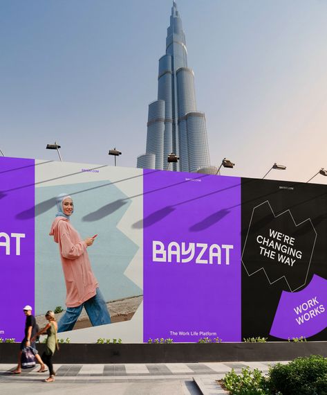 BAYZAT on Behance Geometric Logotype, Xare, Out Of Home Advertising, Gomez Palacio, Annual Leave, Graphisches Design, Webdesign Inspiration, Typography Branding, Employee Management