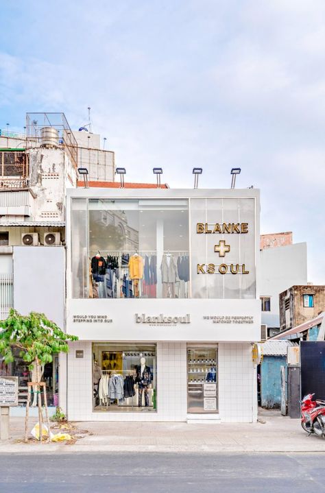 Boutique Exterior Store Fronts, Boutique Exterior, Chemical Elements, Laboratory Design, Coffee Shop Branding, Commercial Design Exterior, Retail Facade, Clothing Store Interior, Shop Facade