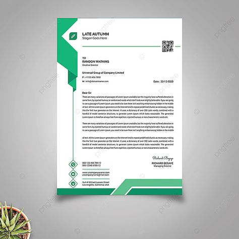 Letter Heads Design Creative, Letterhead Design Inspiration, Professional Letterhead Template, Letterhead Template Word, A4 Design, Company Letterhead Template, Professional Letterhead, Mises En Page Design Graphique, Business Letterhead