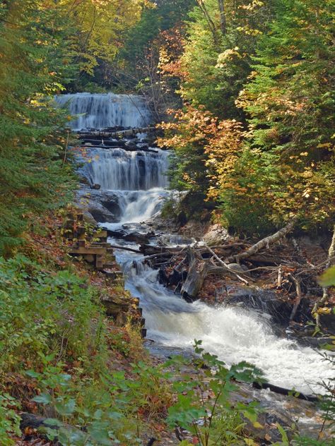 Munising Michigan, Michigan Waterfalls, Fall In Michigan, Tahquamenon Falls, Pictured Rocks National Lakeshore, Rock River, Upper Peninsula, Maize, Pure Michigan