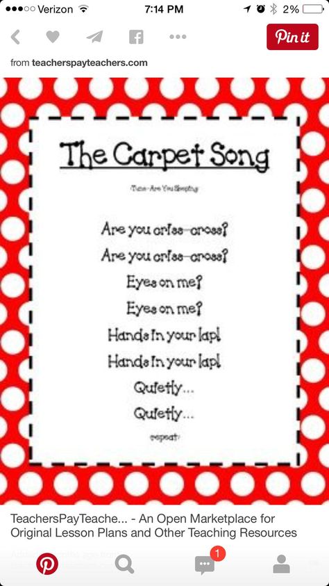 Carpet song Welcome Song For Preschool, Carpet Song, Morning Meeting Songs, Transition Songs For Preschool, Kindergarten Circle Time, Toddler Circle Time, Preschool Transitions, Circle Time Board, Circle Time Games