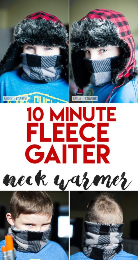 diy neck warmer pattern Couture, Patchwork, Ski Neck Gaiter, Diy Neck Warmer, Fleece Gaiter, Scarves Diy, Neck Warmer Pattern, Fleece Sewing Projects, Neck Scarfs