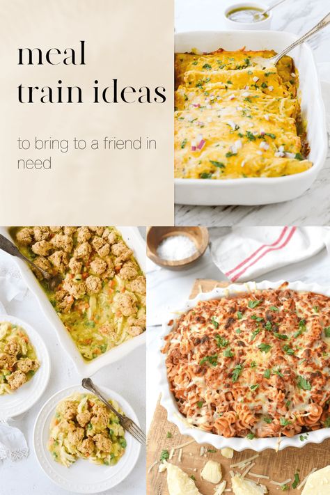 Healthy Meals To Take To Someone, Dinner To Share With Friends, Mexican Meal Train Ideas, Easy Meal To Bring Someone, Healthy Meals After Surgery, Post Surgery Meal Prep, Low Carb Meal Train Ideas, Meal Train Ideas Pasta, Comfort Food After Surgery