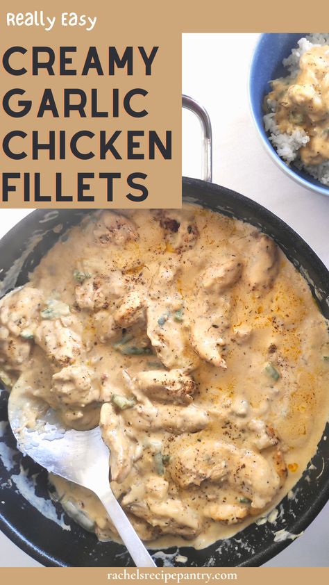 A very easy, creamy garlic mini chicken fillets recipe that not only packs a punch of flavour but is also incredibly simple to prepare.#minichickenfillets Easy Creamy Garlic Mini Chicken Fillets Recipe Mini Chicken Fillets Recipe, Chicken Mini Fillet Recipes, Chicken Fillets Recipes, Chicken Fillet Recipes Easy, Chicken Pieces Recipes, Chicken Fillet Recipes, Chicken Fillets, Chicken Minis, Chicken Fillet