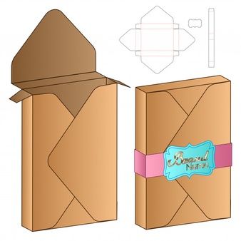 Box packaging die cut template design | Premium Vector Box Packaging Templates Free, Box Folding Templates, Box Packaging Templates, Templat Kotak, Box Design Templates, Packaging Die Cut, Pola Kotak, Hexagon Box, Packaging Template Design