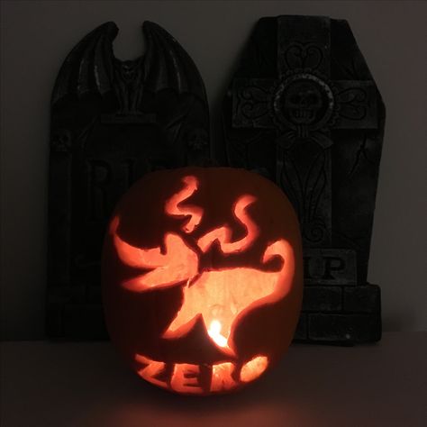 Pumpkin Carving Ideas Zero, Zero Pumpkin Carving, Zero Pumpkin, Pumpkin Carving Easy, Zero Dog, Pumpkin Carving Stencils, Carving Stencils, Pumpkin Carving Designs, Pumpkin Carving Ideas