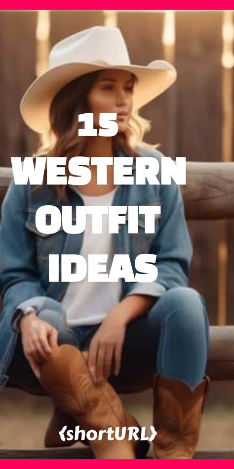 Western Outfit Ideas Western Theme Womens Outfit, Cowgirl Look Fashion, Cowboy Hats Outfit Woman, Dressing Western Style, Diy Western Outfit, How To Dress Western, Western Themed Outfits, Cowboy Themed Party Outfit, Western Themed Party Outfit