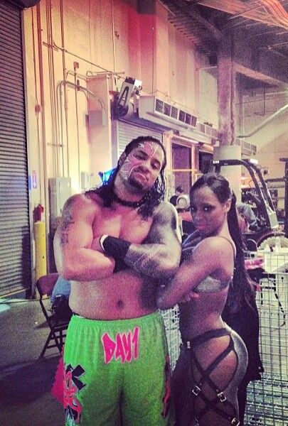 Jimmy Uso &  his wife Naomi Uso Brothers, Page Wwe, Usos Wwe, Naomi Wwe, Aj Styles Wwe, Jimmy Uso, Wwe Live Events, Wwe Couples, Impact Wrestling