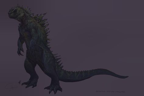 Godzilla (1998)™️ Re-imagined, Jaroslav Kosmina on ArtStation at https://www.artstation.com/artwork/Rb8AW Godzilla 1998, Monster Sketch, Marine Iguana, All Godzilla Monsters, Kaiju Art, Kaiju Monsters, Verse Art, Mythical Creatures Art, Creature Concept Art