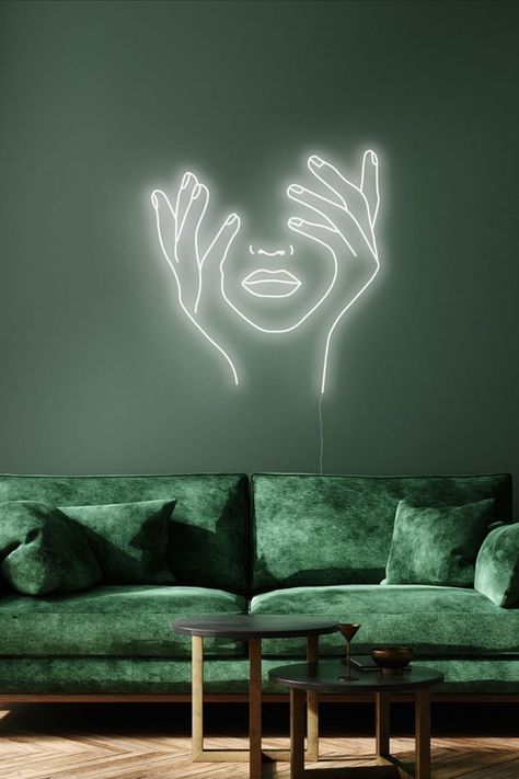 Nail Salon Interior, Esthetician Room Decor, Esthetics Room, Spa Room Decor, Salon Suites Decor, Esthetician Room, Neon Wall Art, Nail Salon Decor, Deco Studio