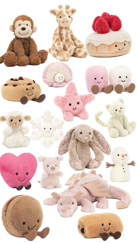 Toca Boca Hair Salon, Jellycat Stuffed Animals, Gift Inspo, Pink Girly Things, Birthday List, Birthday Wishlist, Cute Stuffed Animals, Cute Little Things, Cute Plush