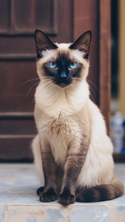 Are Siamese Cats Long Or Short Hair? Exploring the Coat Length (Long-Haired or Shorthair) of Siamese Kittens and Cats Long Haired Siamese Cats, Long Hair Siamese Cat, Cool Cat Breeds, Cat Head Reference, Cat Coat Pattern, Cats Short Hair, Siam Cat, Siamese Cat Art, Cat Breeds Siamese